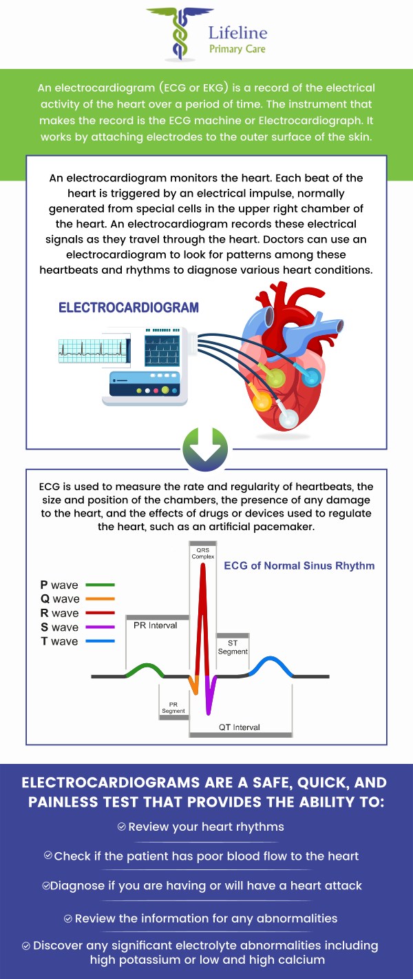 Common questions asked by patients: What does an EKG measure and how does it help diagnose heart conditions? How do you prepare for an EKG test, and is it painful? How often should I get an EKG test, and who needs it? How long does an EKG take? For more information, contact us or request an appointment online. We serve patients from Lilburn Main GA, Lilburn Extension GA, Lilburn - Snellville GA, Norcross GA, Sandy Springs GA, Stone Mountain GA, Duluth GA, Clarkston GA, Suwanee GA, Tucker GA, Alpharetta GA, Sugar Hill GA, Scottdale GA, Decatur GA, Doraville GA, Dunwoody GA, Roswell GA, Chamblee GA, Redan GA, Gresham Park GA, Johns Creek GA, Buford GA, and surrounding cities. Common questions asked by patients: What does an EKG measure and how does it help diagnose heart conditions? How do you prepare for an EKG test, and is it painful? How often should I get an EKG test, and who needs it? How long does an EKG take? For more information, contact us or request an appointment online. We serve patients from Lilburn Main GA, Lilburn Extension GA, Lilburn - Snellville GA, Norcross GA, Sandy Springs GA, Stone Mountain GA, Duluth GA, Clarkston GA, Suwanee GA, Tucker GA, Alpharetta GA, Sugar Hill GA, Scottdale GA, Decatur GA, Doraville GA, Dunwoody GA, Roswell GA, Chamblee GA, Redan GA, Gresham Park GA, Johns Creek GA, Buford GA, and surrounding cities.
