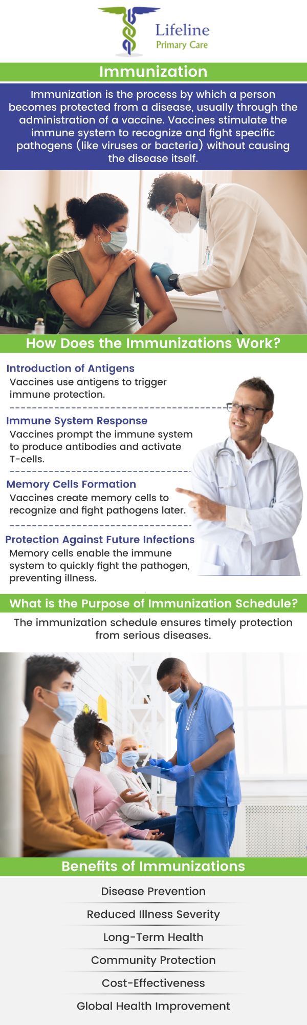Common questions asked by patients: What is immunization, and how does it work? How do vaccines help prevent diseases? How does immunization impact individuals with chronic conditions? What is the difference between vaccination and immunization? For more information, contact us or request an appointment online. We serve patients from Lilburn Main GA, Lilburn Extension GA, Lilburn - Snellville GA, Norcross GA, Sandy Springs GA, Stone Mountain GA, Duluth GA, Clarkston GA, Suwanee GA, Tucker GA, Alpharetta GA, Sugar Hill GA, Scottdale GA, Decatur GA, Doraville GA, Dunwoody GA, Roswell GA, Chamblee GA, Redan GA, Gresham Park GA, Johns Creek GA, Buford GA, and surrounding cities.