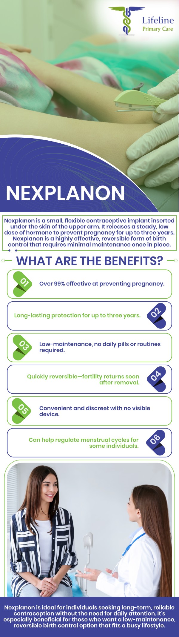 Common questions asked by patients: What is Nexplanon, and how does it work for contraception? How is Nexplanon inserted, and what should I expect during the procedure? How long does Nexplanon stay in place, and when should it be removed? What are the benefits of Nexplanon compared to other contraceptive methods? For more information, contact us or request an appointment online. We are conveniently located at 4158 Stone Mountain Hwy Suite B, Lilburn, GA 30047. We serve patients from Lilburn GA, Tucker GA, Norcross GA, Lawrenceville GA, Peachtree Corners GA, Doraville GA, and surrounding cities. Common questions asked by patients: What is Nexplanon, and how does it work for contraception? How is Nexplanon inserted, and what should I expect during the procedure? How long does Nexplanon stay in place, and when should it be removed? What are the benefits of Nexplanon compared to other contraceptive methods? For more information, contact us or request an appointment online. We are conveniently located at 4158 Stone Mountain Hwy Suite B, Lilburn, GA 30047. We serve patients from Lilburn GA, Tucker GA, Norcross GA, Lawrenceville GA, Peachtree Corners GA, Doraville GA, and surrounding cities.