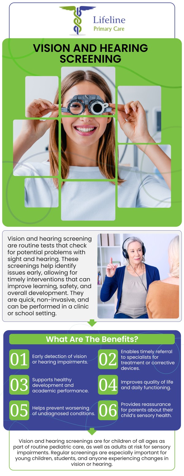 Common questions asked by patients: What is hearing and vision screening? How often should my child undergo a vision and hearing screening? How long does a typical vision and hearing screening take? Are vision and hearing screenings covered by insurance? For more information, contact us or request an appointment online. We are conveniently located at 3660 Market Street, Clarkston, GA 30021. We serve patients from Clarkston GA, Scottdale GA, Decatur GA, Stone Mountain GA, Doraville GA, Chamblee GA, and surrounding areas.